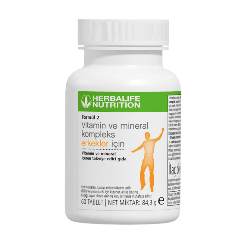 Formula 2 Vitamin & Mineral Complex for Men — 60 Tablets