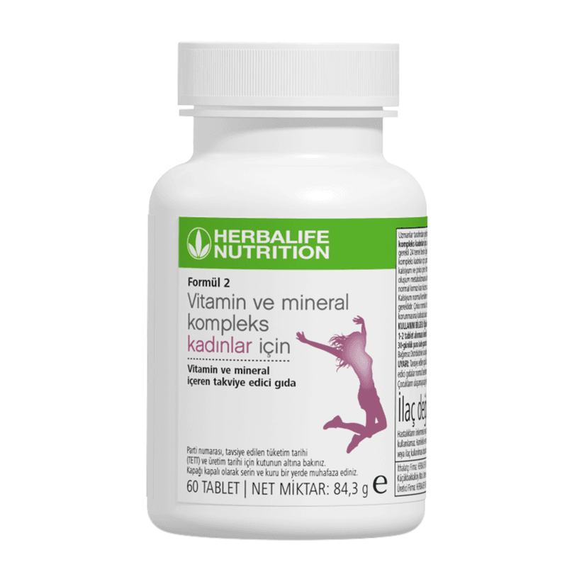 Formula 2 Vitamin & Mineral Complex for Women — 60 Tablets