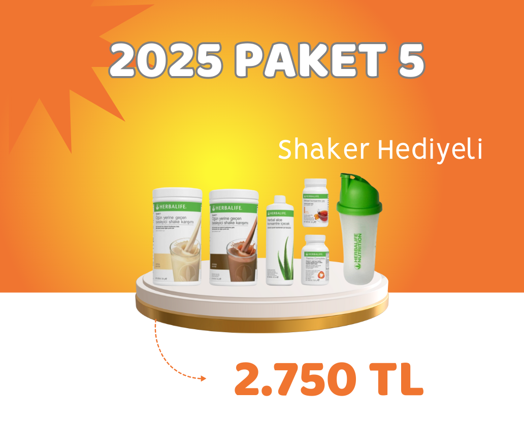 2025 Paket 5 -  Shaker Hediyeli